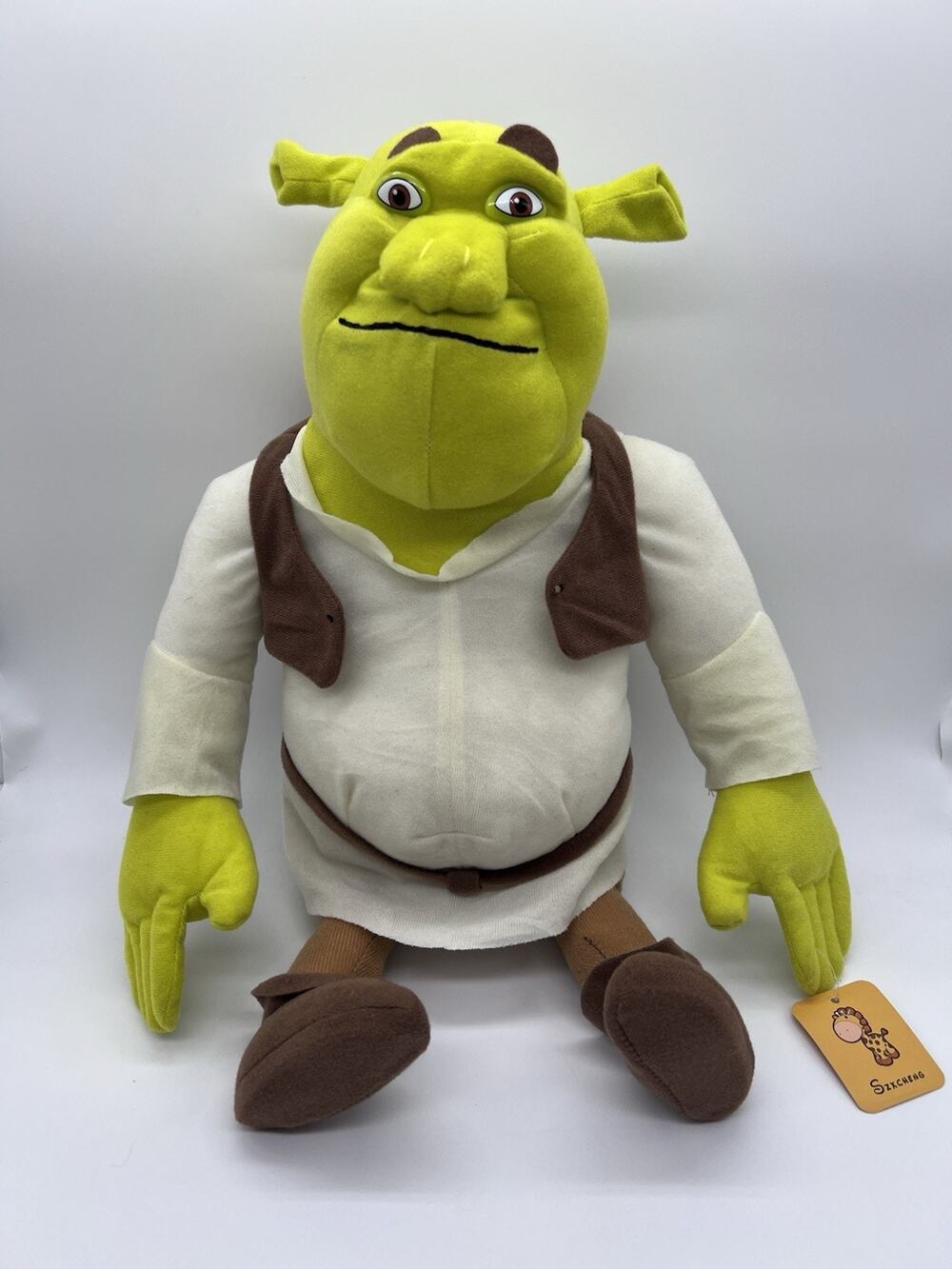 Nanco Shrek 2 Plush Doll 18” DreamWorks 2004 Vintage Stuffed Animal Toy Ogre